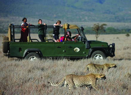 On game drive with Sirikoi Lodge, Kenya